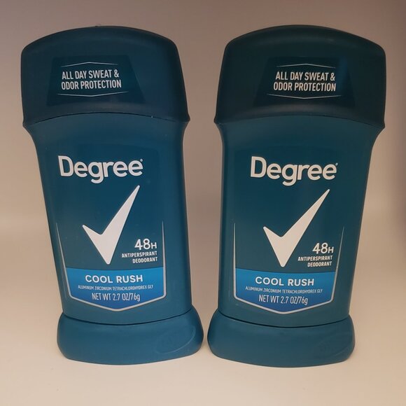 2-Pack Degree Men 48-Hour Antiperspirant Deodorant Cool Rush 2.7 oz. Stick Solid - Picture 1 of 2